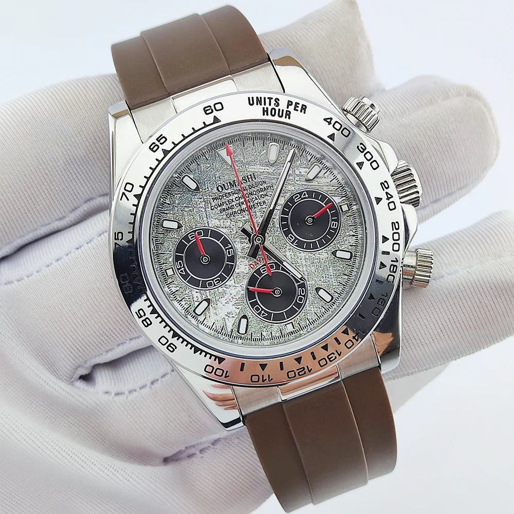 VK63 Watch 39Mm Sapphire Stainless Steel Watch Meteorite Dial Watch Luxury Men'S Watches Watches Support Customized Logo