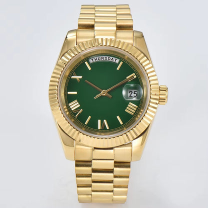 Luxury Men'S Watch Miyota 8285 Automatic Movement Mechanical Watch Sapphire Glass Waterproof Watch Support Custom Logo Watches