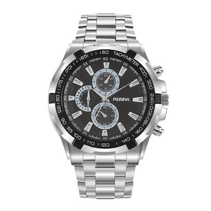 Relogio Masculino Rosra Watches Men'S Business Steel Watches Decorative Dial Sports Quartz Watches Cheap Things
