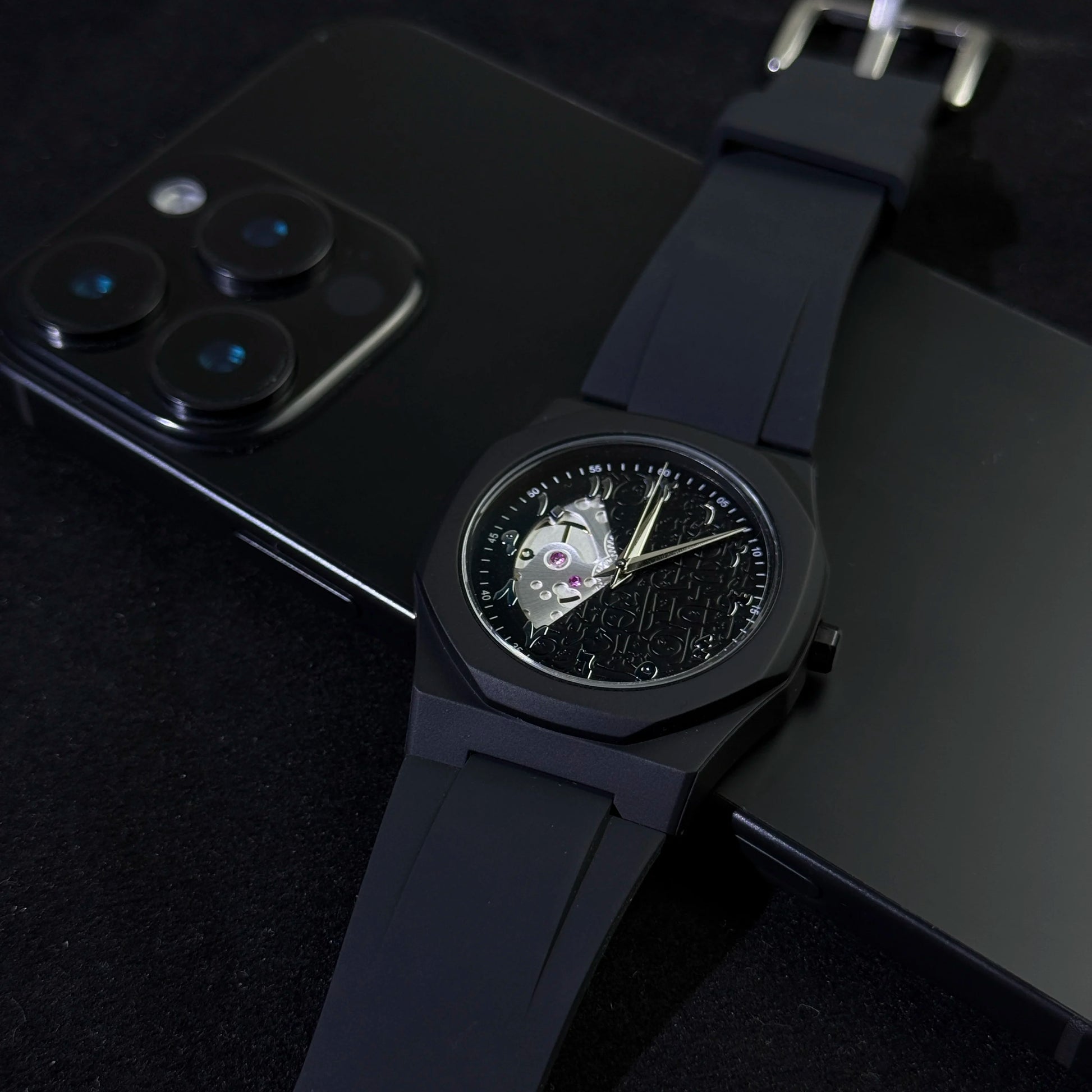 Men'S Top Luxury Business Watches Arabic Numeral Waterproof Quartz Watches Men'S Analog Mechanical Watches