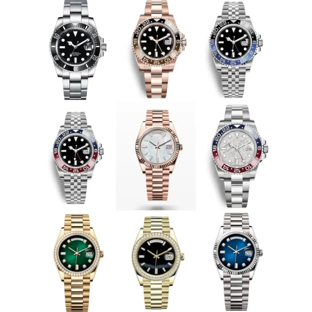 New Men’s 904L Stainless Steel Automatic Watch – 40mm | Inspired by Iconic Rolex Craftsmanship