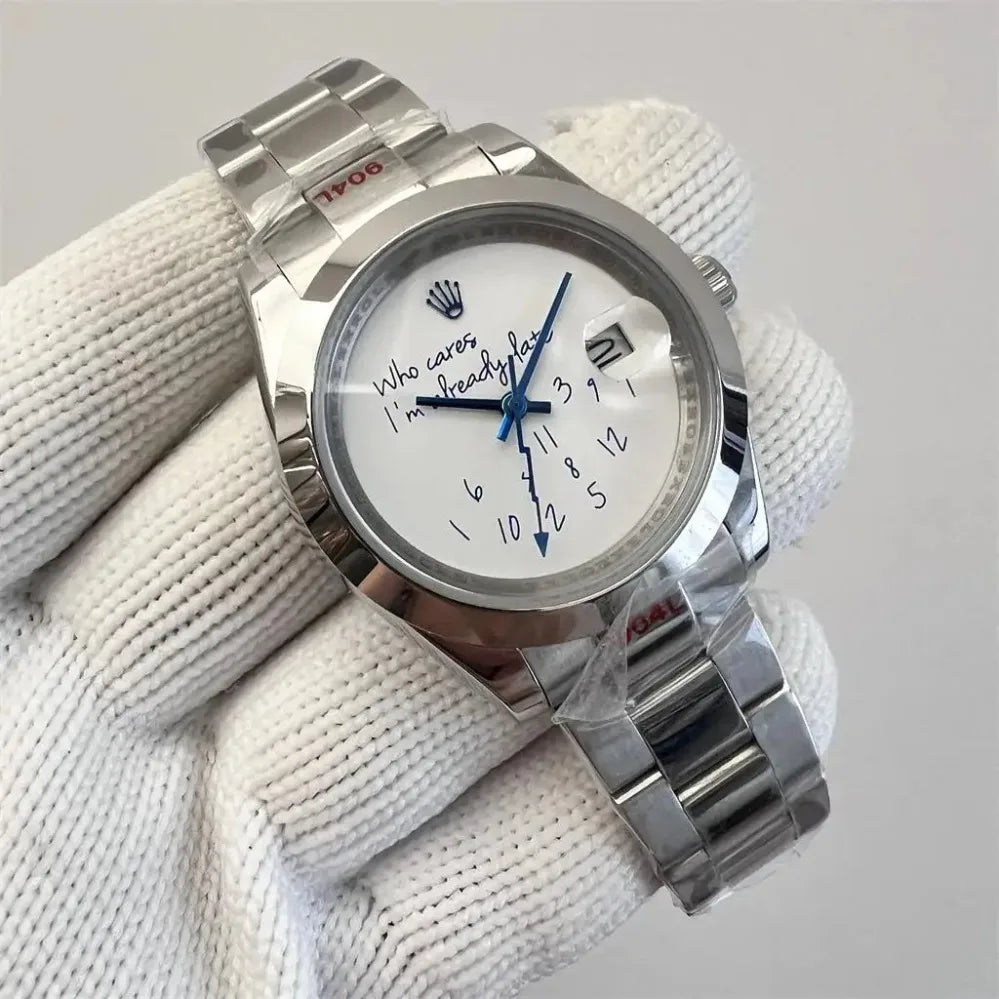 New Men’s 904L Stainless Steel Automatic Watch – 40mm | Inspired by Iconic Rolex Craftsmanship