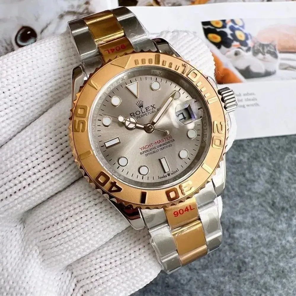 New Men’s 904L Stainless Steel Automatic Watch – 40mm | Inspired by Iconic Rolex Craftsmanship