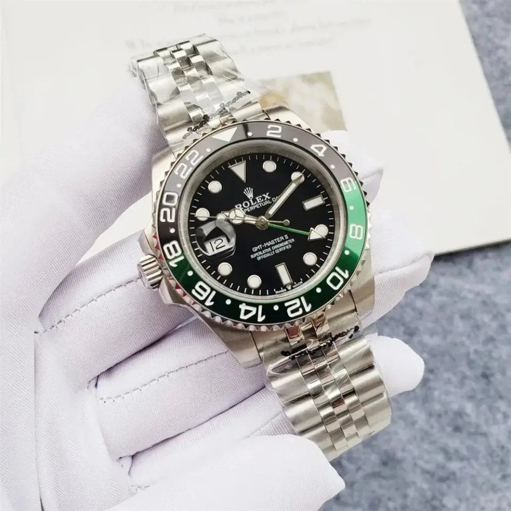 New Men’s 904L Stainless Steel Automatic Watch – 40mm | Inspired by Iconic Rolex Craftsmanship