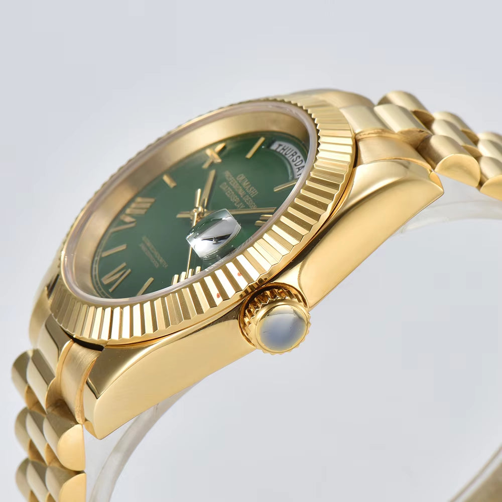Luxury Men'S Watch Miyota 8285 Automatic Movement Mechanical Watch Sapphire Glass Waterproof Watch Support Custom Logo Watches